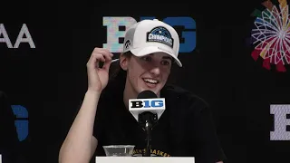 Iowa's Hannah Stuelke and Caitlin Clark: Big Ten Champs Postgame Press Conference | 3.10.24