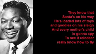 The Christmas Song (Merry Christmas to You) by Nat King Cole (Lyrics)