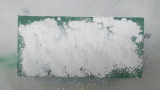 ASMR Frozen Floral Foam Full Block Crush with cornstarch