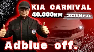 Kia Carnival 2018г.в. Пробег 40000км.ADBLUE OFF.