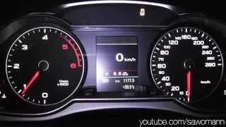 2014 Audi A4 Avant 2.0 TDI 150 HP 0-100 km/h & 0-100 mph Acceleration GPS