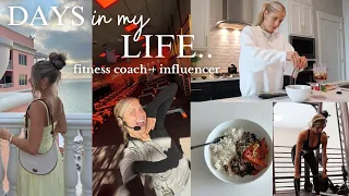 VLOG: morning routine as an orangetheory coach, healthy meal ideas, & influencer event!