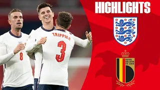 England 2-1 Belgium | Mount Seals Comeback Win To Top Group | UEFA Nations League | Highlights