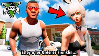 GTA 5 Chica ROBOT Hace ESTO 🔥 a Franklin! Loquendo 2024