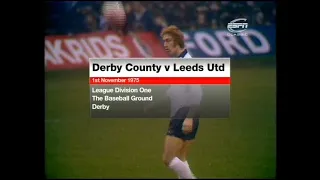 1975/76 - Derby v Leeds (Division 1 - 1.11.75)