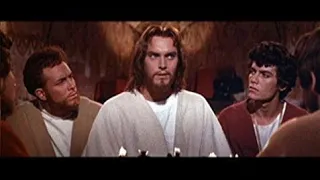 The Last Supper: Jeffrey Hunter as Christ, "And one day I will see you again..." King of Kings