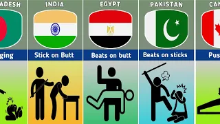 School Common Punishment From Different Countries || Comparision