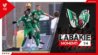 7. kārta: FK Tukums 2000/Telms 1:4 FK Liepāja (Labākie momenti)