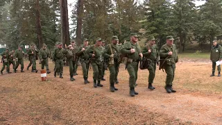 В Мозырском районе продолжаются учебные сборы военнослужащих запаса