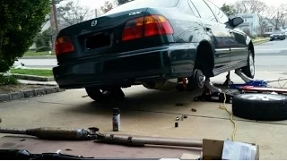 Replacing rusted exhaust pipe (resonator pipe or B pipe)