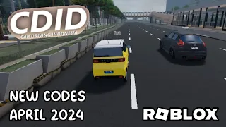Roblox Car Driving Indonesia New Codes April 2024
