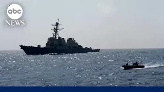 Iranian-backed Houthi boats sunk by US Navy helicopters