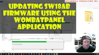 Updating Serial Wombat 18AB Firmware using WombatPanel over UART