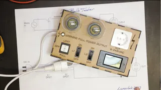 Dim Bulb Tester - How its made - with Schematic