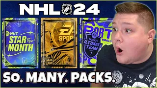 OVER 10 ICON AND PURPLE PULLS | NHL 24 Pack Opening