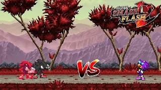 SSF2 Mods: Dark Sonic and Chaos Shadow vs Super Scourge