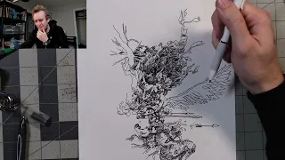 Live Drawing for 2.5 Hours!