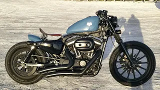 Harley Davidson Sportster Iron 883 | Engine sound | Vance & Hines Big Radius | South Africa | Bobber