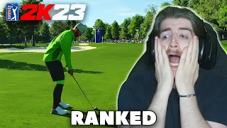 AMAZING PLAY-OFF IN RANKED - PGA TOUR 2K23 Gameplay