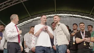 Champions celebrations! | First-team promotion party presentation