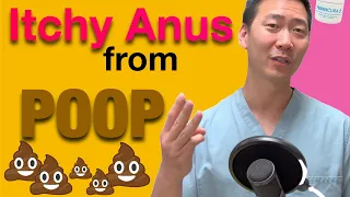 Itchy anus from POOP? Treatment for anal / butt itching.