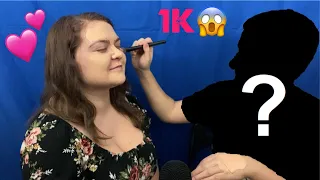 ASMR Boyfriend does my makeup (1K subscribers special) 🎉