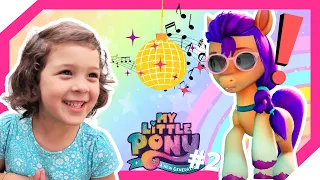 JUEGO de MY LITTLE PONY 🌈🦄 AVENTURA EN BAHIA YEGUAMAR - El baile magico de sunny