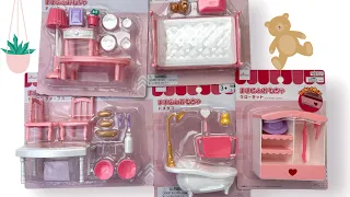 7 Minutes Satisfying with Unboxing Cute Mini Dollhouse Furniture Playset ASMR Toys