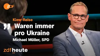 Scholz reist nach Kiew: Michael Müller verteidigt Ukraine-Politik | Markus Lanz vom 15. Juni 2022