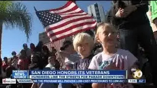 Thousands attend parade in honor of Veterans Day