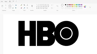 How to draw the HBO logo using MS Paint | How to draw on your computer