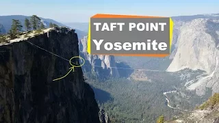 Highline Rigging Example - Yosemite Taft Point 615 foot line (187 meters)