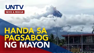 Mga lokal na pamahalaan sa Albay, nakaalerto sa posibleng pagsabog ng Mt. Mayon