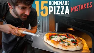 15 Mistakes to Avoid When Making Pizza at Home 🍕