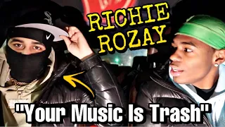 Telling Famous Rappers Their Music Is Trash [ Part 2 ] (Richie Rozay)