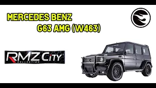 Mercedes Benz G class G63 AMG car scale model RMZ City review unpacking Гелик