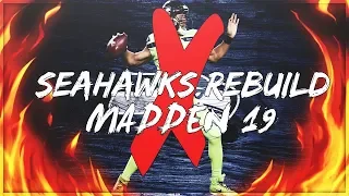 Drafting Russell Wilson's Replacement! Seattle Seahawks Rebuild! - Madden 19 Franchise