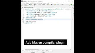 Change java version in maven project#shristitechacademy #change java version in mavenproject#shorts