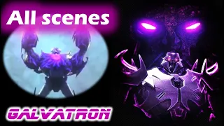 All Galvatron scenes (Transformers Prime. Predacons Rising)