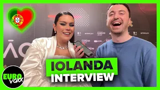 🇵🇹 iolanda reacts to Festival da Canção win with 'Grito' (INTERVIEW) // Portugal Eurovision 2024