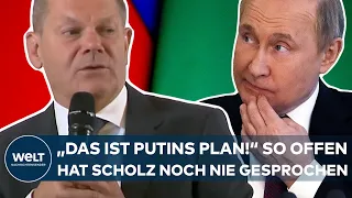 KLARTEXT VON SCHOLZ: "Das ist sein Plan!" So offen hat der Kanzler noch nie über Putin gesprochen