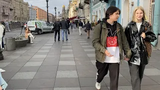 🇷🇺 Saint Petersburg RUSSIA / 4K WALKrussia / Невский проспект Санкт-Петербург