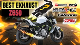 Kawasaki Z650 Exhaust Sound 🔥 Review,Upgrade,Mods,Stock,Akrapovic,SC Project,Mivv,Scorpion,Lextek +