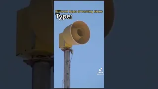 Different Types Of Tornado Sirens