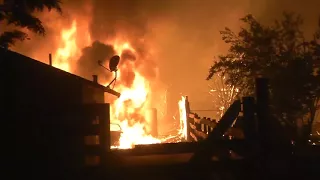 Raw Video: Santa Rosa Fire