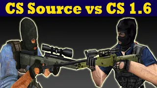 Counter Strike Source vs Counter Strike 1.6