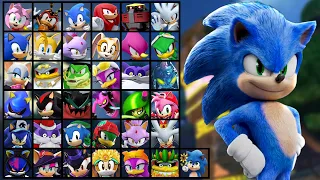 Sonic Forces Speed Battle - ALL 38 CHARACTERS (HD Widescreen)