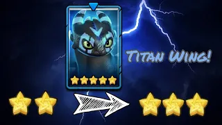 Training Dreadfall Toothless to Titan Wing (3 star) | Dragons: Titan Uprising