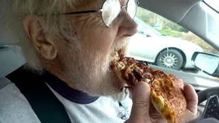 Angry Grandpa - The Little Caesars Smokehouse Pizza!