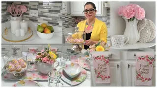Decoración de mi cocina verano 2022 // Ideas para decorar la cocina en color rosa